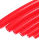 Ucreative 1/8" 5/32" 3/16" 1/4" 5/16" 3/8" Automotive Silicone Vacuum Tubing Hose Kit for Air and Water 6PCS 5FT (Red)
