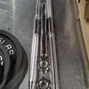 Fitvids Cast Iron Standard Weight Plates Including 5FT Standard Barbell with Star Locks, 95-Pound Set (85 Pounds Plates + 10 Pounds Barbell), Multiple Styles