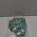 Tainehs Two Piece Swimsuits for Women Bikini Sets Ruched V Neck Mid Rise Back Hook Bathing Suit (Medium, Light Green)