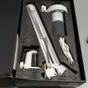 Amplitank Dynamic Microphone with Boom Arm, Studio Vocal XLR Microphone, Podcast USB Mic Kit for PC with Mute Button, Volume Knob, Headphone Jack, for Streaming RecordingAmpliTank K688CT White