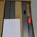 Haturi Vacuum Stand for Dyson Gen5 V15 V12 V11 V10 V8 V7 V6, Hidden Power Cord Design Standing Dock Holder, Metal Docking Station for Dyson Handheld Cordless Vacuum Cleaner & Accessory & Attachment (with Rectangular Base, Dark Grey)