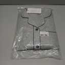 Kids Cotton Pajamas Set PJS Long Sleeve Button Down Sleepwear Loungewear Size 11-12 Years Old 