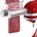 Adjustable 3 Thickness Meat Tenderizer Attachment for Kitchenaid Stand Mixers, Durable Metal Housing with Transparent Cover, Dishwasher Safe