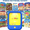 Qiaojoy Kids Learning Tablet Educational Learning Pad for Toddlers 2-5 to Learn Alphabets, Numbers, Foods, Time, Music, Talking Cards for ToddlersLearning Educational Toy Kids Gifts