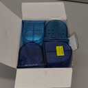 4 Pack Humane Mouse Traps No Kill, Catch and Release Live Mouse Trap Indoor for Home, Reusable Mice Trap Cage with Cleaning Brush(Blue)