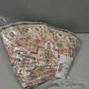 Carvapet Round Rugs, 36 inch/91 cm Vintage Circle Rug, Washable Non Slip Rubber Backing Foldable Low Pile for Living Room Bedroom, 3 ft Dark Pink Rug