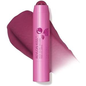 Revlon Kiss Tinted Lip Balm with SPF 20, Hydrating, Flavored, Infused with Natural Fruit Oils, 035 Berry Burst, 0.09 oz