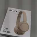 Sony WH-CH520 Wireless Headphones Bluetooth On-Ear Headset with Microphone and up to 50 Hours Battery Life with Quick Charging, Cappuccino