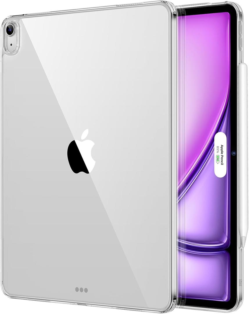 ESR for iPad Air 13 Inch Case M3/M2 (2025/2024), Thin and Lightweight, Shock and Drop Protection, Yellowing Resistant, Hard Back, Supports Pencil Pro and Pencil(USB-C), Classic Series, Clear