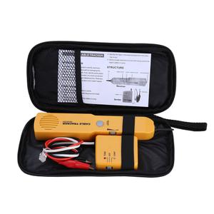 Wire Tracer, Network Electrical Cable Tester Tone Generator and Probe Kit, RJ11 Circuit Tracer Wire Toner Circuit Breaker Finder Line Detector, Networking Fixing Tools Kit