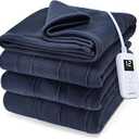 Sunbeam Heated Blanket Orion Blue King 100in x90in