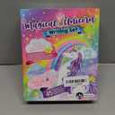 Original Stationery Unicorn Letter Writing Kit - 45-Piece Multi-Color Paper & Sticker Set With Purple Storage Box - Stationery & Letter Paper for Girls
