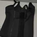 YADIFEN Waist Trainer for Women,Zipper Corset Body Shaper for Tummy Control Neoprene Cincher Sweat Sauna Vest Tank Top (XX-Large, Black-Fixed Shoulder Straps)