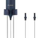 Rechargeable Milk Frother Handheld, Coffee Frother Handheld with USB-C Charging Stand, Electric Drink Mixer Handheld, Mini Electric Whisk Frother for Coffee, Matcha, etc (Midnight Blue)