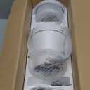 TCL 52" White Ceiling Fan with Light and Remote, Modern LED 3-Color, 3CCT, Quiet Motor for Bedroom, Living Room, Dining Room, Ceiling Fans with Lights (White)