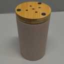 Matani Bamboo Toothbrush Holder Diatomite Tooth Brush Organizer - Storage Stand for Small Bathroom & Counter - Removable Base & Drain Holes, Water-Absorbent & Quick-Drying (Brown)