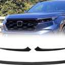 Front Grill Black Trim for Honda CRV 2023-2026 Black Grill Trim Blackout