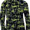 Men's UPF 50+ Sun Protection Hoodie Shirt Long Sleeve SPF Fishing Outdoor UV Hiking Lightweight Shirts (Black, XXXL)