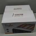 Smart Toaster 4 Slice Wide Slot Dual Digital TouchScreen & Independent Control for Family | 1800W Stainless Steel for 6 Bread Types & Toast Settings | Defrost Reheat & Single-Slice Modes