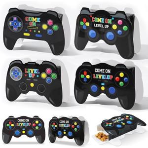 Lonfliness 24Packs Video Game Party Boxes Craft Kit Gaming Shaped Gifts Bags Game on Theme Treat Candy Goodie Cardboard Boxes for Gamer Party Favor Birthday Decorations Supplies Adult 7.1x4.7x2inch