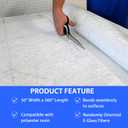 1.5oz Fiberglass Chopped Strand Mat 50" x 360" Strong, Easy to Use & Lightweight Fiberglass Cloth for Structural Reinforcement & Repair Kits for Decks, Auto Repairs