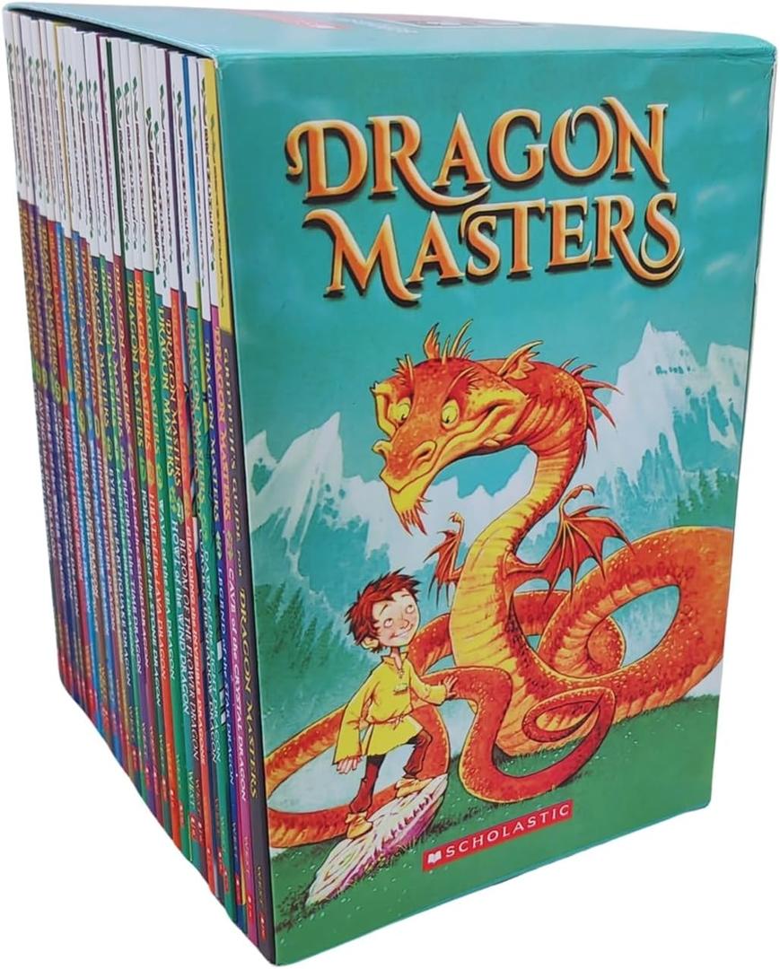 Dragon Masters 1-29 Box Set Paperback Series, Fantasy Adventure Early Chapter Books for Young Readers, Paperback Book Collection Gift for Kids