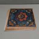 24PCS Removable Art Wall Tile Decal Peel & Stick Backsplash Tiles Stickers Self Adhesive Wallpaper for Kitchen Bathroom Laundry Decor 7.87 x 7.87 inch (Hzw-nhz-66)