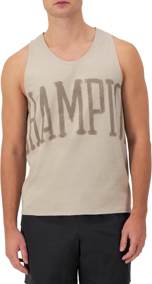 Champion Men's Tank Top, Got Game, Men's Tank Top, Comfortable Scoop Neck Tank Top For Men Small