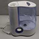 Vicks Warm Mist Humidifier FilterFree 1Gal Tank, Auto ShutOff, Night Light, VapoPad and VapoSteam Compatible (White)