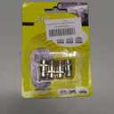 4 PCS Car Tire Pressure Monitor Valve Stem Caps, 2.4Bar 36PSI Tire Pressure Monitor Sensor Indicator, 3 Color Eye Alert Tire Pressure Monitor Valve Caps with Pressure Gauge, Fit for Most Cars (Silver)