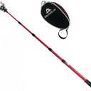 Aquadalus 15 feet Club Golf Retriever for Water, Telescopic Retriever with Headcover, Stainless Telescopic Extendable Golf Ball Retriever