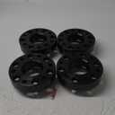 KSP 6X5.5 Wheel Spacers for Silverado Sierra,1.5"(38mm) Real Forged Spacers with 78.1mm Hub Bore M14x1.5 Studs fit for Tahoe Avalanche Express Suburban Sierra Yukon (black)