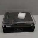 Vinyl Record Player with Built in Stereo Speakers Bluetooth LP Player Turntable Belt Drive 3-Speed (33, 45, 78 RPM) Vintage Turntables for Vinyl Records with RCA Output, Aux in, Auto Stop, Black