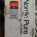 Nordic Pure 16x25x4 (15_1/2 x 24_1/2 x 3_5/8) Pleated Air Filters MERV 15 Plus Carbon 2 Pack