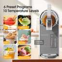 Frozen Drink & Slushie Machine, 60 oz
Easy Fill Vessel, 6 Preset Programs, 10 Level Texture Control, Make Margaritas, Frappés, & More