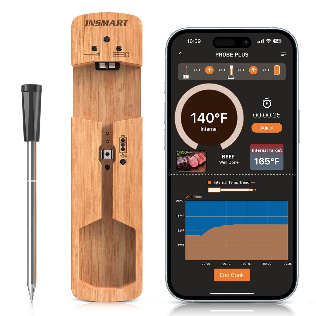 INSMART Wireless Smart Meat Thermometer