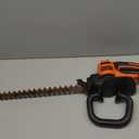 BLACK+DECKER 22" Electric Hedge Trimmer, Lightweight 4.0 Amp Corded Dual Action Shrub Trimmer, Full Wraparound Handle, High Output Low Vibration (BEHT350FF)