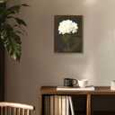 Djmwtb Framed Wall Art Vintage Wall Decor Hydrangea Canvas Art Floral Pictures Botanical Paintings Dark Prints Moody Artwork for Bedroom Living Room