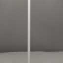Tension Curtain Rod, 36-54" Adjustable Length, Classic Finial, White (36-54", White)