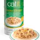 Catit Divine Shreds in Jelly, Premium Wet Cat Food, Chicken with Liver & Broccoli (3 Ounce (Pack of 4))