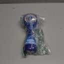 O2COOL LED Lights Deluxe Handheld Battery Powered Water Misting Fan (Dark Blue)