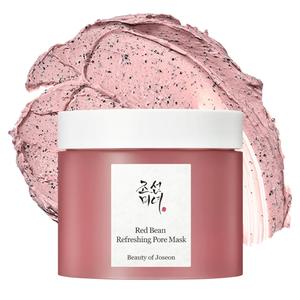 Beauty of Joseon Red Bean Pore Refreshing Mask Mud Cream Hydrating Wash Off Pack, Pore Cleansing Exfoliator, Korean Skin Care for Men and Women 140ml, 4.73 fl.oz