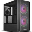 LIAN LI LANCOOL 216 E-ATX PC Case, Airflow Focus RGB Gaming Computer Case with All-Around Mesh Panels, 2x160mm & 1x140mm PWM Fans Pre-Installed and Innovative Rear PCIe Fan Bracket Chassis (Black)