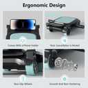 Roller with 4 Wheels: Automatic Rebound Abdominal Wheel for Core Workout, Workout Equipment for Home and Gym, Abdominal Exercise Roller for Men and Women