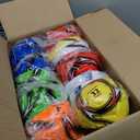 12 Pcs Soccer Balls for Teen Adult Bulk Deflated Soccer Ball with Pump Size 5 Indoor Outdoor Training Practice for School Sports Game Birthday Gifts Party Back to School (Bright)