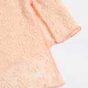 ZAFUL Women's Bandeau Tankini Swimsuit Crochet Bathing Suits (Pink, S)