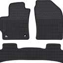 Car Floor Mats Custom Fit for Toyota Corolla Cross 2022-2025 (Not Fit Toyota Corolla) Black Rubber Auto Liner Mats All Weather Protection Odorless