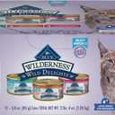 Blue Buffalo Wilderness Wild Delights High Protein Grain Free, Natural Adult Meaty Morsels Wet Cat Food, Chicken & Turkey, Chicken & Trout, Chicken & Salmon 3-oz cans (12 Count - 4 of Each Flavor). 08/May/2024