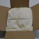 HolidayIdeas 2 Pack Square Fitted Table Covers - 34 x 34 Inch -Card Table Clothes Washable Tablecloth Protectors for Parties, Holiday Dinner, Trade Show, Vendor Stand, Butter Cream