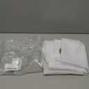 NICETOWN Sheer Curtains 63 inch Length - Grommet Living Room Curtain Panels Voile Textured Soft and Lightweight Window Treatments for Bedroom Decor, W37 x L63, 2 Pieces (White)